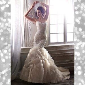 NWT Maggie Sottero Wedding Gown 5MS162 Paulina